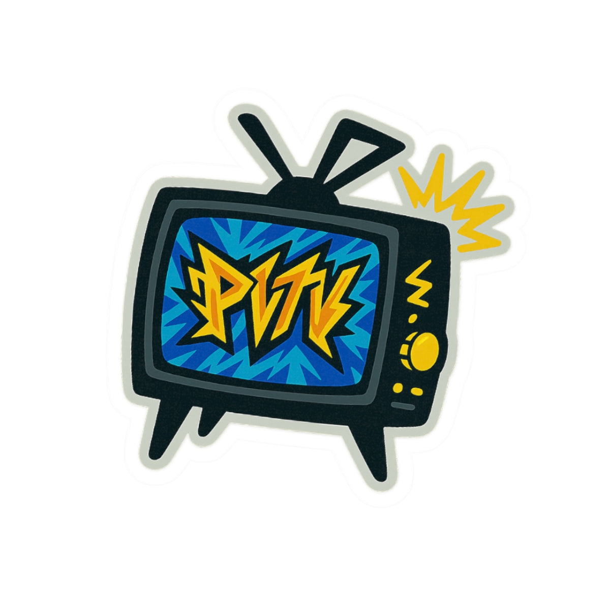 Professor Video Kiss-Cut Stickers - Vibrant Graphic for Gamers & Creatives